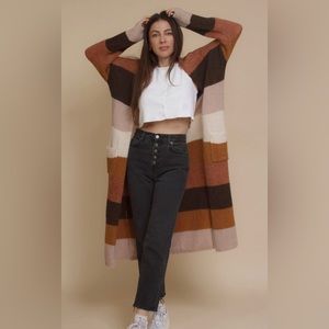 Freshman Wishlist Peyton Long Cardigan, Size M/L